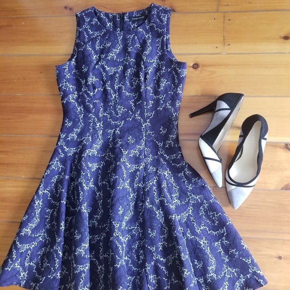 Ivanka Trump Floral Fit and Flare Dress - Picture 2 of 15